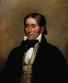 Picture of frontiersman and congressman Davy Crockett.