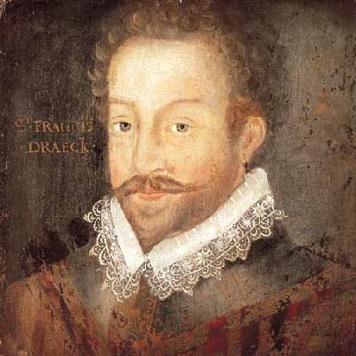 Picture of privateer Sir Francis Drake.