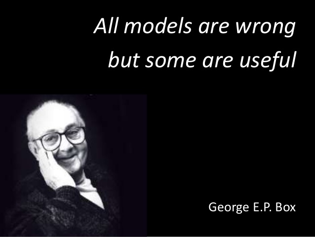 George Box: All Models are wrong, but some are useful.